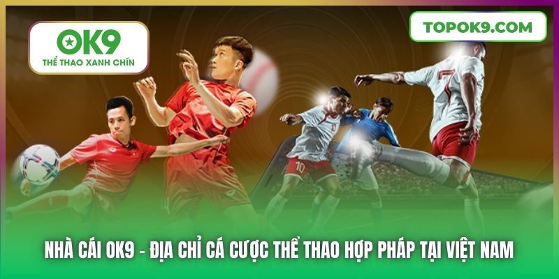 Nhà cái OK9 - địa chỉ cá cược thể thao hợp pháp tại Việt Nam